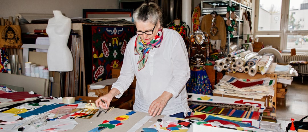 Atelier Visit bei Textildesignerin Sonnhild Kestler