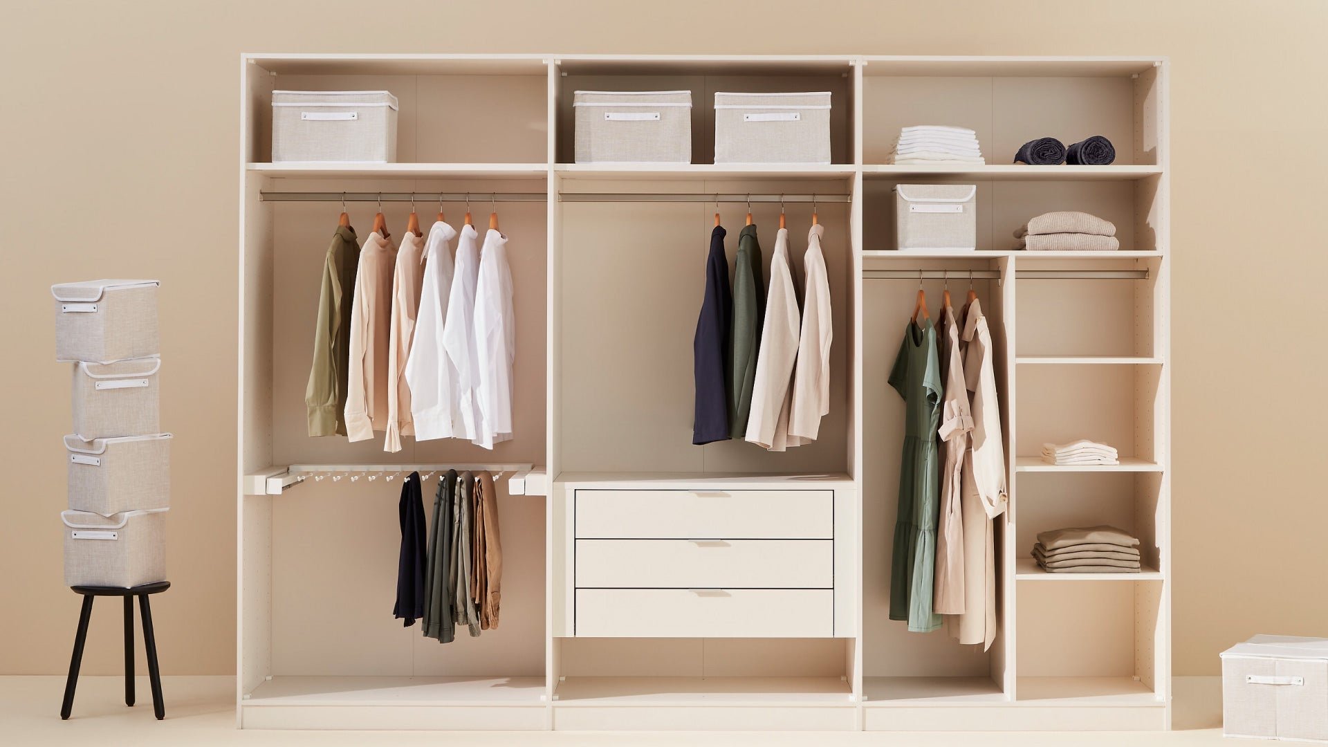 Schranksystem MODUL: Schweizer Qualität für dein Schlafzimmer