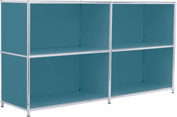 FLEXCUBE Sideboard - Petrol / B: 152.0 cm x T: 40.0 cm x H: 80.5 cm