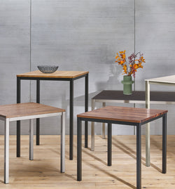 ALEXIS II Tisch - Dunkelbraun / Schwarz / B: 220.0 cm x T: 90.0 cm x H: 75.0 cm