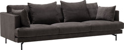 Divano MARTENS a 3,5 posti - L: 248,0 cm x P: 100,0 cm x A: 84,0 cm / antracite