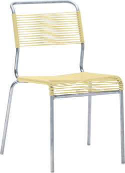 Schaffner SAFFA Stuhl - buttergelb / B: 40.0 cm x T: 52.0 cm x H: 84.0 cm