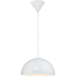 Nordlux ELLEN Hängeleuchte - H: 15.0 cm x D: 30.0 cm / Weiss
