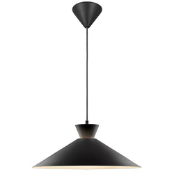 Nordlux DIAL Hängeleuchte - H: 17.5 cm x D: 45.0 cm / Schwarz