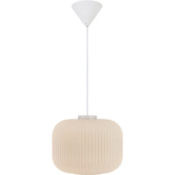 Suspension Nordlux MILFORD - H : 23,5 cm x P : 30,0 cm / Blanc