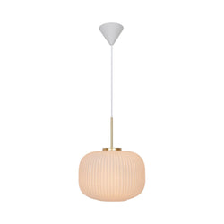 Suspension Nordlux MILFORD - H : 23,5 cm x P : 30,0 cm / Blanc
