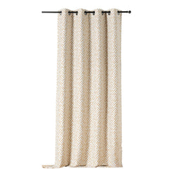 ARTICA Fertigvorhang blickdicht - Beige / B: 140.0 cm x H: 240.0 cm