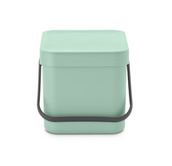 brabantia SORT & GO Abfalleimer - B: 20.0 cm x T: 24.9 cm x H: 18.1 cm / Grün