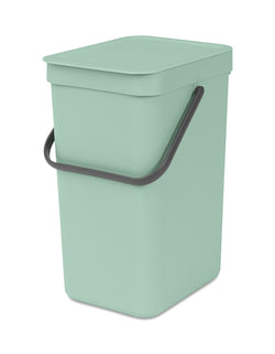 brabantia SORT & GO Abfalleimer - B: 20.0 cm x T: 24.9 cm x H: 35.1 cm / Grün