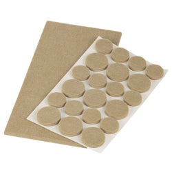 Fix-O-Moll Parkettgleiter-Set 22 x 5 mm /  22 x Parkettgleiter - H: 5.0 mm / Beige