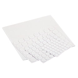 Lot de patins en feutre suki  133 patins en feutre - blancs / différentes tailles