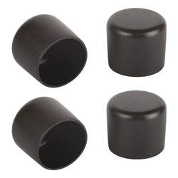 Embout Fix-O-Moll Ø 30 mm, lot de 4 embouts - D : 30,0 mm / Noir