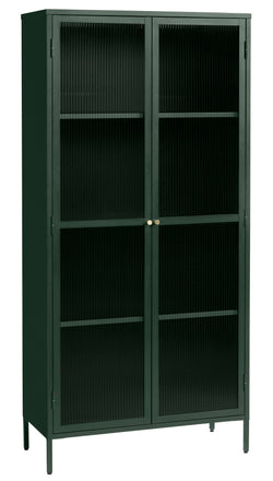 Vitrine ALFI - Vert / L : 90 cm x P : 40 cm x H : 190 cm