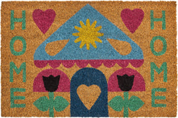 Tapis d'entrée HOIHAUS, design : Sonnhild Kestler - L : 60 cm x P : 40 cm / Multicolore