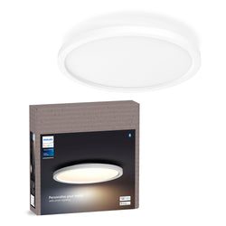 Plafonnier Philips Hue White Ambiance Aurelle, sans variateur - Blanc / H : 4,8 cm x P : 39,5 cm