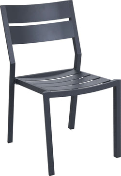 Chaise LIORA - L : 47,0 cm x P : 58,0 cm x H : 82,0 cm / Anthracite