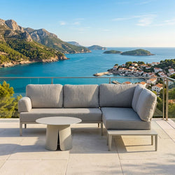 ELARA Loungeset - sand / B: 219cm x T: 160cm x H: 78cm