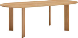 Table ELIANA - Marron / L : 180 cm x P : 95 cm x H : 75 cm