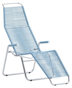 BRISSAGO II Lettino - blu pastello / 64 x 45 x 184 cm