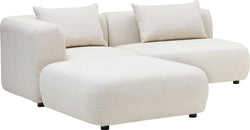 Ensemble de salon LALA - sable / L : 205 cm x P : 95 cm x H : 65 cm