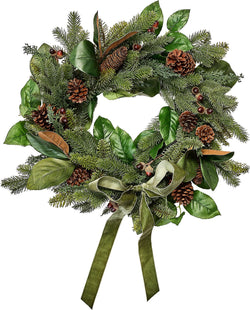 PINE Kunstpflanze - Grün / H: 61.0 cm