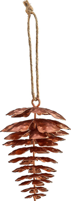 Pendentif décoratif « PINE CONE » - Couleur cuivre / L : 7 cm x H : 9 cm