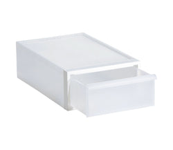 DRAWER Schubladenbox - Transparent / B: 32.0 cm x T: 52.0 cm x H: 16.1 cm