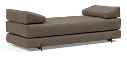 LOVISA Bettsofa - braun / B: 200 x T: 84 x H: 82 cm