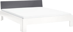 UNO Bett - Weiss / B: 180.0 cm x T: 200.0 cm