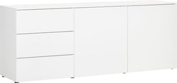 Credenza DIANA - bianca / L: 180 x P: 47 x A: 72 cm