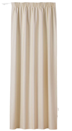 INDIANA Fertigvorhang blickdicht - Sand / B: 135.0 cm x H: 270.0 cm