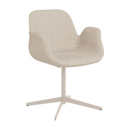 Sedia DIANA - Crema / L: 43,0 cm x P: 42,0 cm x A: 47,0 cm