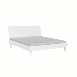 Lit BLANCA - Blanc / L : 160,0 cm x P : 200,0 cm