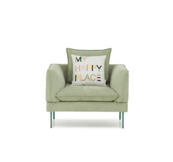 Poltrona Tom Tailor WINGS - Green-Leaf / L: 96 cm x P: 90 cm x A: 93 cm