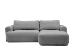 Tom Tailor SO SOFT Eckbettsofa rechts - Granite-Grey / M - B: 257 cm x T: 170 cm x H: 90 cm