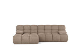 Tom Tailor SOFT CUBE Ecksofa links - Light-Wood / B: 245 cm x T: 153 cm x H: 78 cm