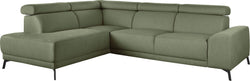 FRENA Ecksofa - Grün / B: 274 cm x T: 209 cm x H: 79-93 cm