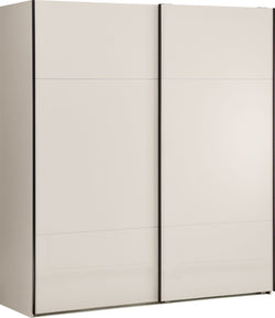 JULIEN Schwebetürenschrank - Champagnerfarbig / B: 201.0 cm x T: 68.0 cm x H: 223 cm