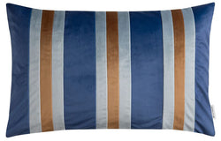 Tom Tailor VELVET Zierkissenhülle - Blau / B: 40.0 cm x H: 60.0 cm