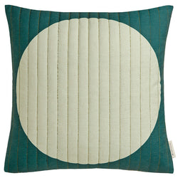 Tom Tailor CIRCLE Zierkissenhülle - Grün / B: 45.0 cm x H: 45.0 cm