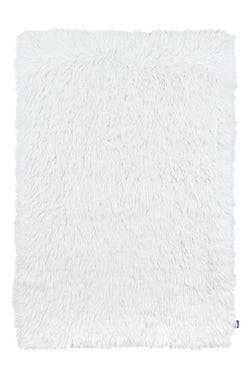 Tapis Tom Tailor FLUFFY - Blanc / L : 140,0 cm x P : 190,0 cm