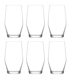 Ensemble de verres à eau LAV - Transparent / H : 14,3 cm
