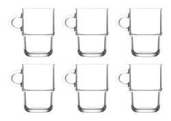 LAV Tassen-Set - Transparent / H: 12 cm