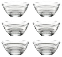 LAV Schüssel-Set 6x 32.9 cl, 1x 201.1 cl - Transparent / H: 23.4 cm