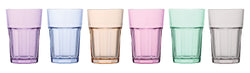 Ensemble de verres à eau LAV - Multicolore / H : 12,4 cm