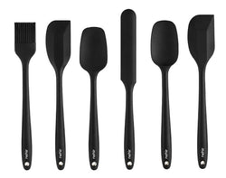 LENORA Küchenhelfer-Set - schwarz / H: 21 cm, H: 20.6 cm, H: 20.6 cm, H: 24 cm, H: 27 cm, H: 27 cm