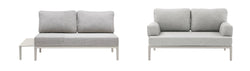 ELARA Loungeset - sand / B: 368cm x T: 80cm x H: 78cm