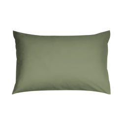 FOREST Satin-Kissenbezug 65x100 cm - Dunkelgrün / B: 100.0 cm x H: 65.0 cm