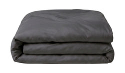 FUME Satin-Duvetbezug 200x210 cm - Anthrazit / B: 210.0 cm x H: 200.0 cm