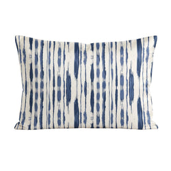 Taie d'oreiller en satin INDIGO 50 x 70 cm - Bleu / L : 70,0 cm x H : 50,0 cm